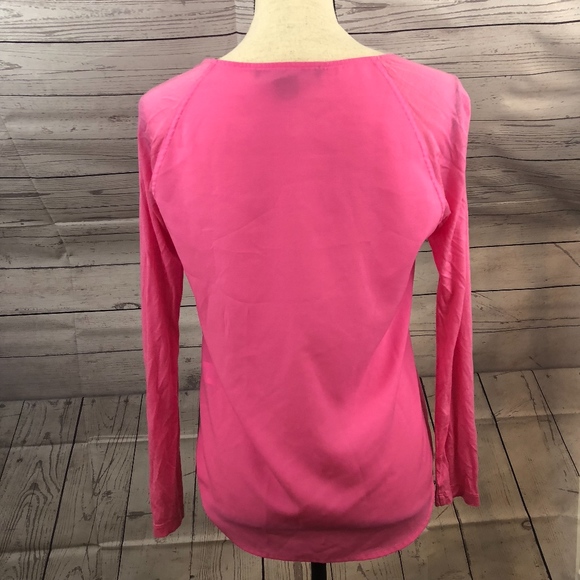 French Connection Pink Long Sleeve Top - Picture 2 of 7
